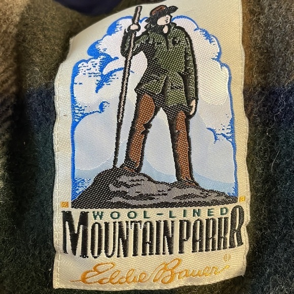 EDDIE Bauer Wool Lined Mountain Parka Size XL - Picture 10 of 10